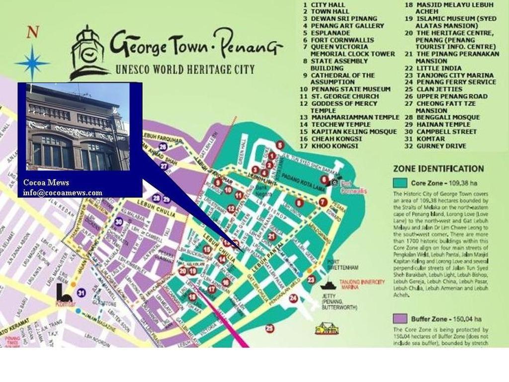 Cocoa Mews Cafe And Homestay George Town Kültér fotó